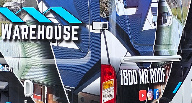 Custom designed vehicle half wrap and graphics by Baboon Studios Melbourne