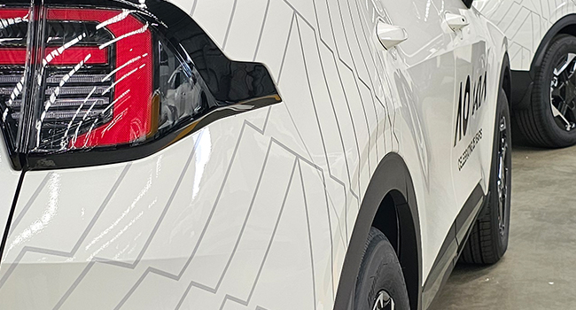 Australian Open vehicle branding and event wrap by Baboon Studios Melbourne